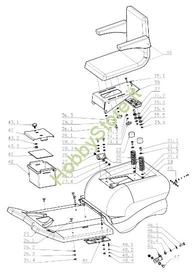 Picture of Cofano (1/2) OM 124J/22H Cat.2006-2007 Trattorino