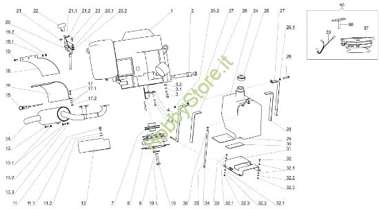 Picture of Motore APACHE 92 Cat.2006-2007 Trattorino
