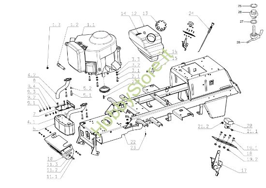 Picture of Motore OM 104J/16H Cat.2006-2007 Trattorino
