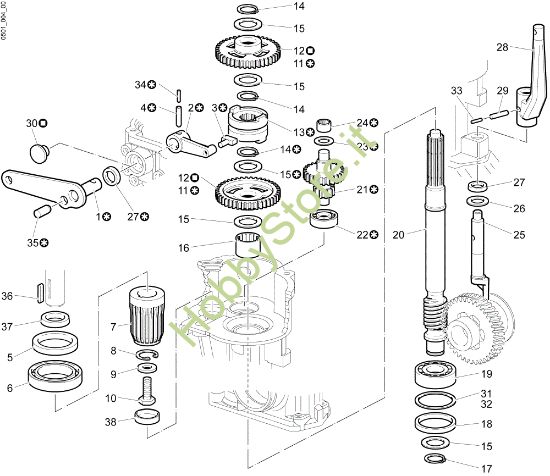 Picture of Ingranaggi MH 200 Motozappa