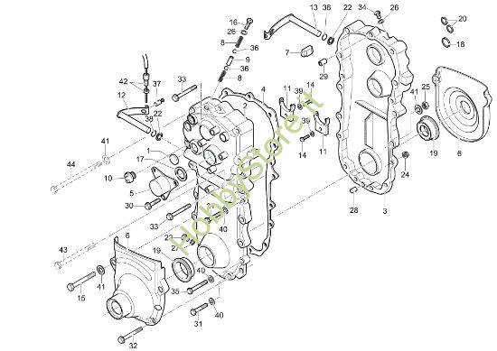 Picture of Scatola cambio MH 250 R (EN709) Motozappa
