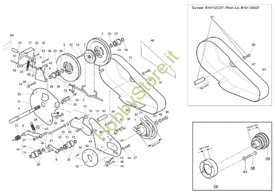 Picture of Trasmissione MH 260 R (EN709) Motozappa