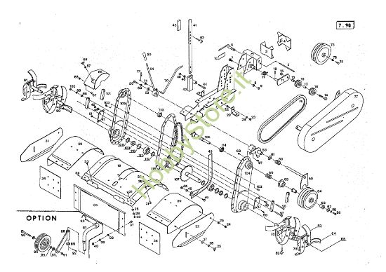 Picture of Fresa posteriore (Solo Francia) MH 260 R (EN709) Motozappa