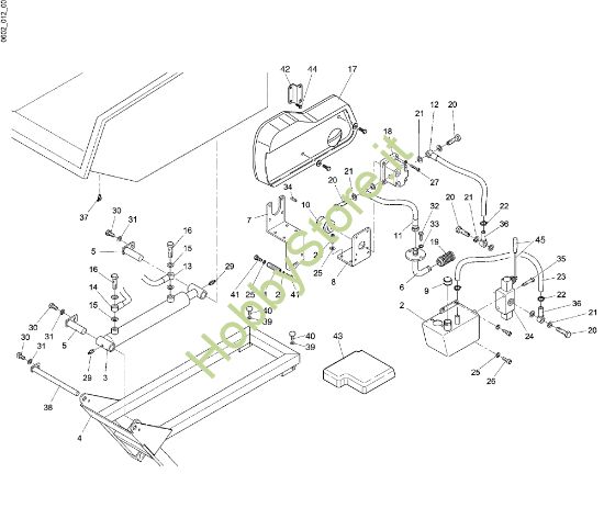 Picture of Impianto oleodinamico (Cassone dumper) CR 550 HD (Export) Transporter