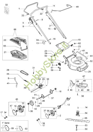 Picture of Esploso (Da Giugno '07) G 48 TBXM Rasaerba