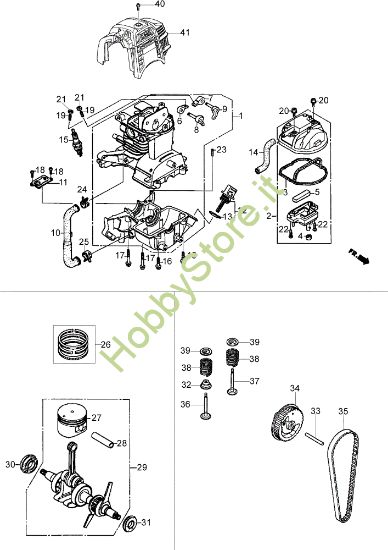 Picture of Motore BC 260 4S Decespugliatore