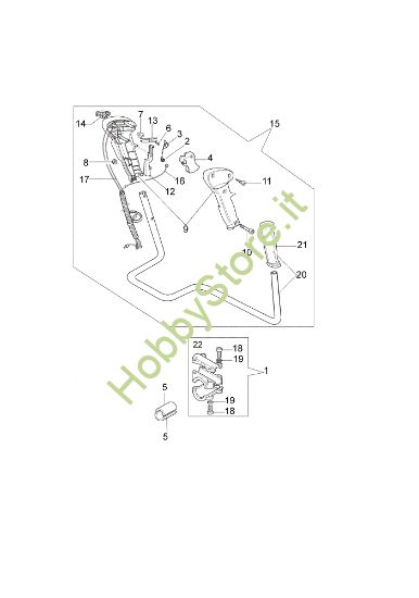 Picture of Manubrio BC 360 4T Decespugliatore