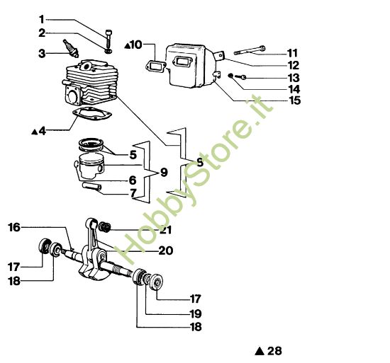 Picture of Motore 350AF Super Motosega