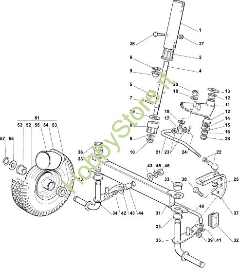 Picture of Sterzo OM 63C/6,5M Cat.2007 Trattorino