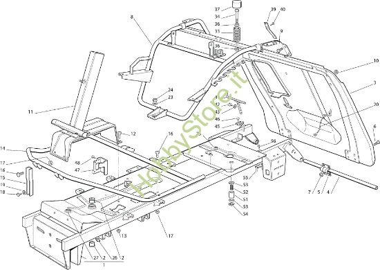 Picture of Telaio OM 72C/12,5H Cat.2007 Trattorino