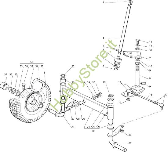 Picture of Sterzo OM 72C/12,5H Cat.2007 Trattorino