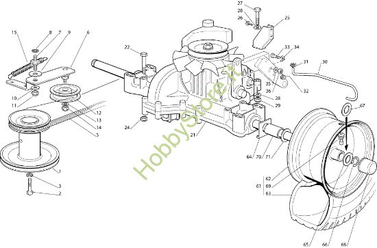 Picture of Trasmissione OM 72C/12,5H Cat.2007 Trattorino