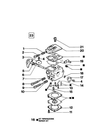 Picture of Carburatore WT-302 935 DX Motosega