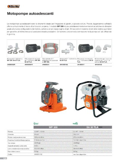Picture of  Accessori per motopompe