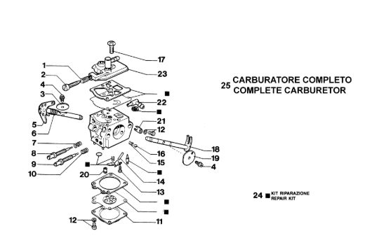 Picture of Carburatore WT-162A 942 Motosega