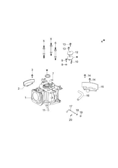 Picture of Cilindro e basamento G 44 PK (K40) Rasaerba