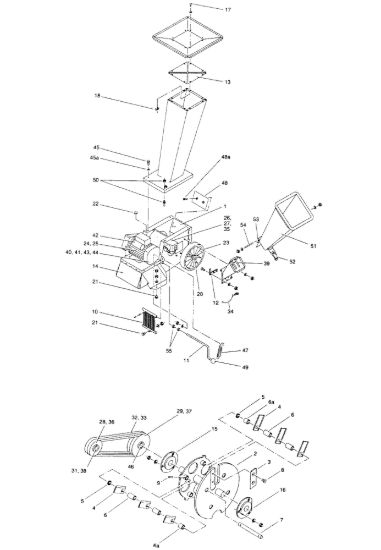 Picture of Esploso SH 550 Biotrituratore