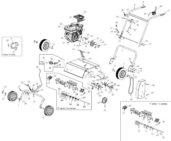 Picture of Esploso completo SR 50 H60 Arieggiatore