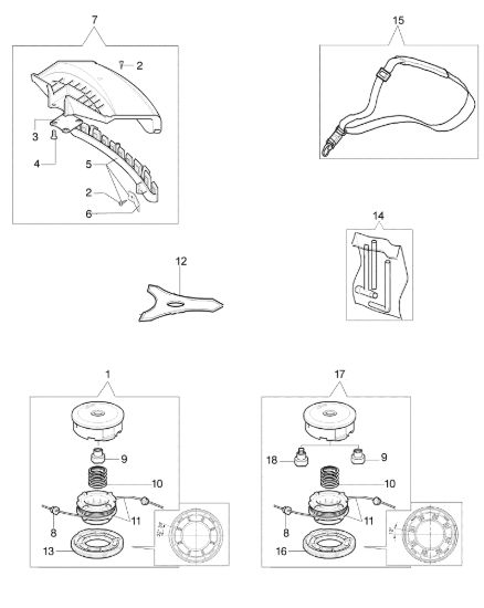 Picture of Accessori BC 420 S (Euro1 / Euro2) Decespugliatore