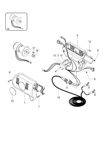 Picture of Motore OS 300 E Scuotitore a pettine