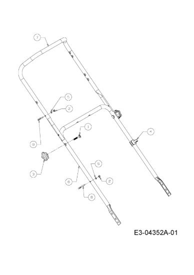 Picture of Manubrio G 55 VBX 4 in 1 Rasaerba