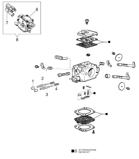 Picture of Carburatore HDA-314 952 Motosega