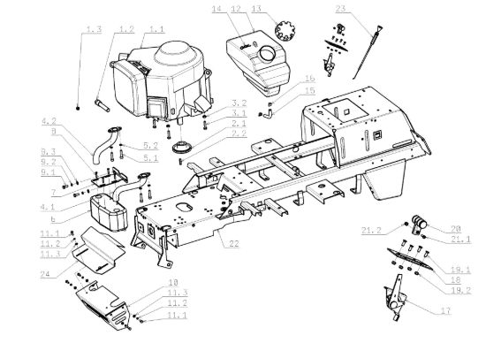 Picture of Motore OM 105J/22 Intek Cat.2009 Trattorino (solo per il mercato tedesco)