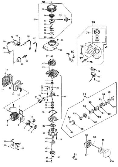 Picture of Motore TS 322 S Tagliasiepi