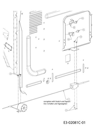 Picture of Interruttore sacco pieno KOMMAND 92/16 H Cat. 2010 Trattorino