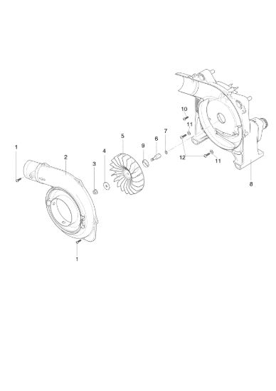Picture of Gruppo ventola SA 2700 BP Soffiatore