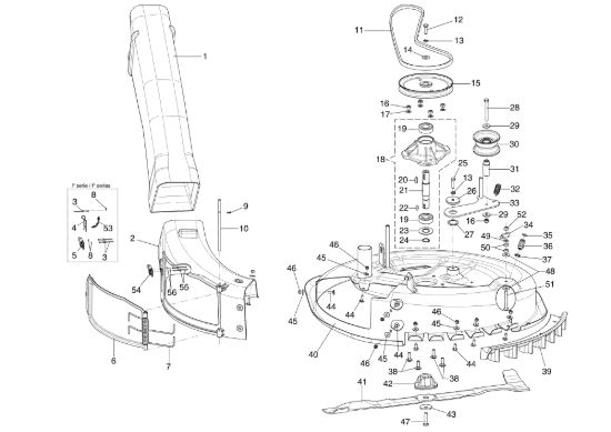 Picture of Piatto di taglio ZEPHYR 72/13 H (4in1) e EURO 5 Trattorino