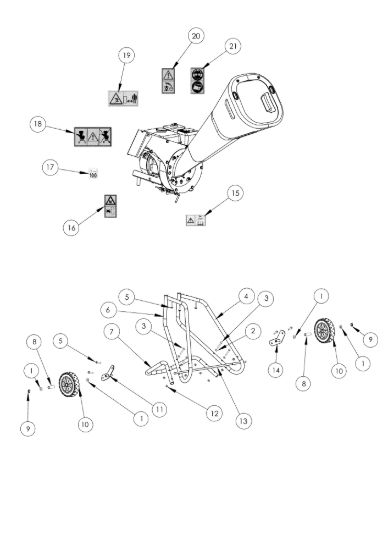 Picture of Esploso 1 BT 3000 Biotrituratore