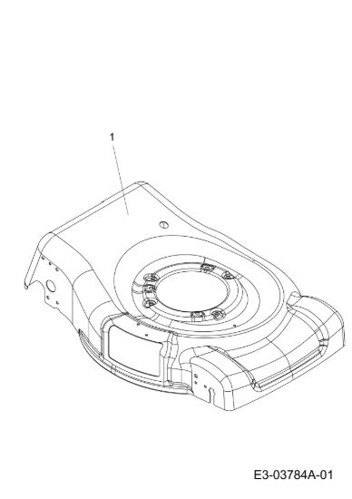 Picture of Carcassa LR 55 VBX 4-IN-1 Cat. 2012 Rasaerba