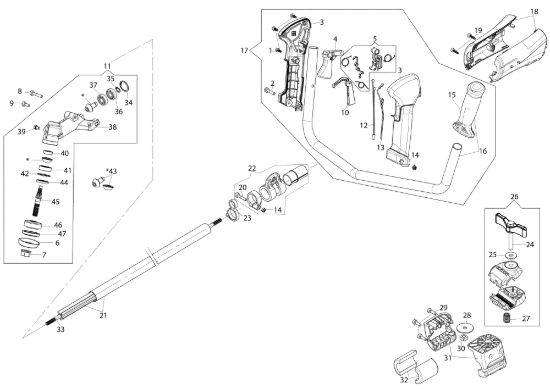 Picture of Trasmissione DS 240 T (Euro 1) Decespugliatore