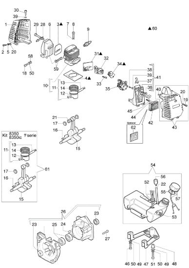 Picture of Motore 8350 Decespugliatore