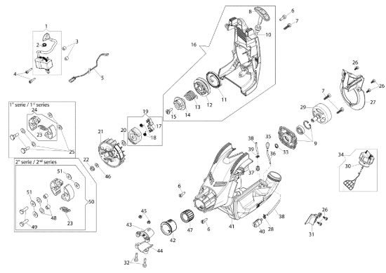Picture of Avviamento e serbatoio DS 220 TR (EURO 1) Decespugliatore