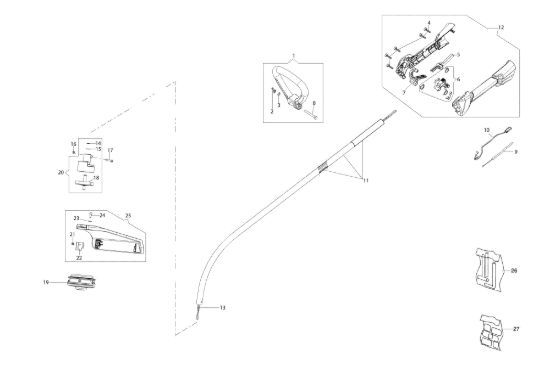 Picture of Trasmissione DS 220 TR (EURO 1) Decespugliatore