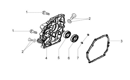 Picture of Coperchio basamento MZ 2050 RKS (K700 H - T210) Motozappa