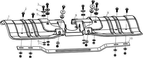 Picture of Cofano fresa MZ 2097 RK (K800 HC) Motozappa