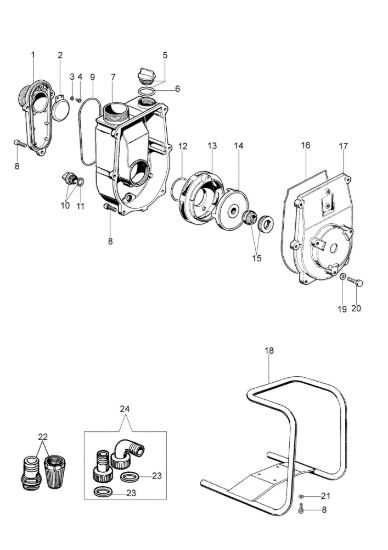 Picture of Pompa PA 1100 Motopompa