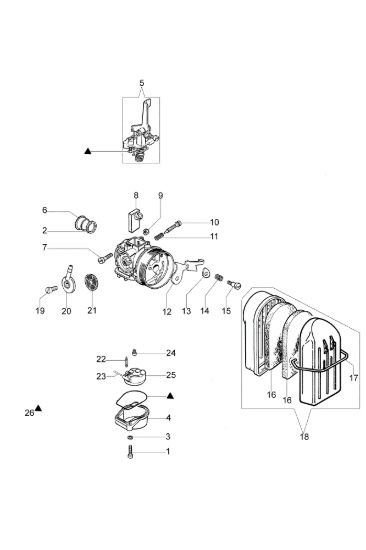 Picture of Carburatore PA 1100 Motopompa