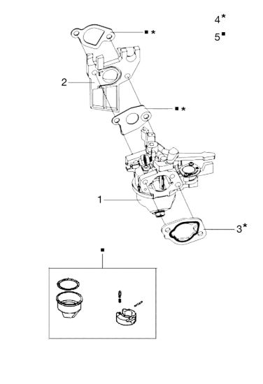 Picture of Carburatore MZ 2097 RKS (K800 HC) Motozappa
