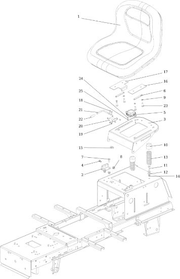 Picture of Cofano (1/2) EF 106/24 KH (K2400AVD V-twin) Cat. 2018 Trattorino
