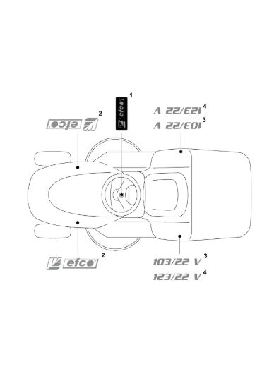 Picture of Etichette (2/2) EF 103/22 V Cat. 2019 Trattorino