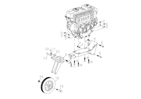 Picture of Ruotino MZ 2098 RKS (K800 HC - EURO5) Motozappa
