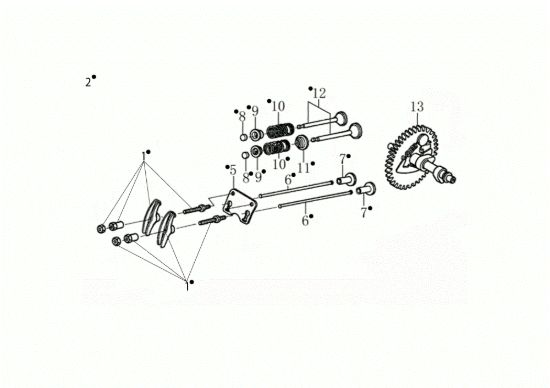 Picture of Valvola MZ 2098 RKS (K800 HC - EURO5) Motozappa