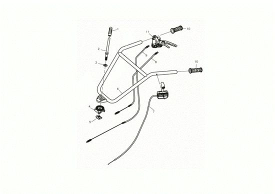 Picture of Manubrio MZ 2075 RKS (K800 HT - EURO5) Motozappa