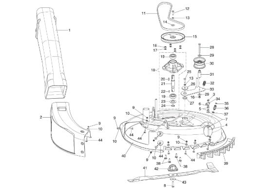 Picture of Piatto di taglio ZEPHYR 72/12,5 K H (3in1) (K1250) EURO 5 Trattorino