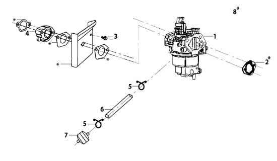 Picture of Carburatore ZEPHYR 72/12,5 K H (3in1) (K1250) EURO 5 Trattorino