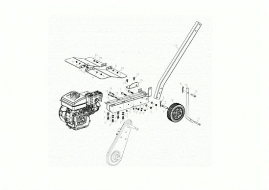 Picture of Motore MZ 2055 K Motozappa